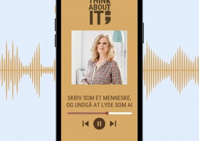 PODCAST: SKRIV SOM ET MENNESKE, OG UNDGÅ AT LYDE SOM AI